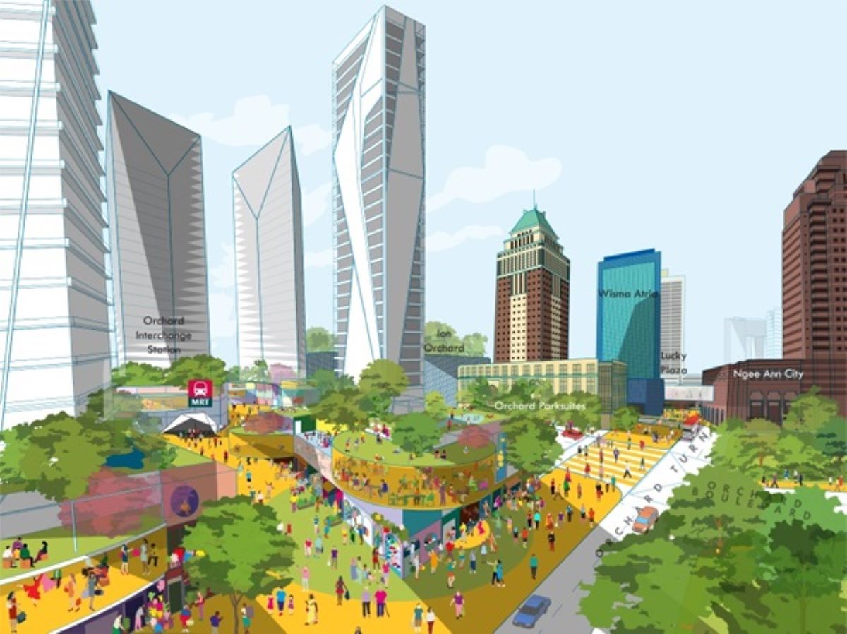 New mixed-use developments at Orchard Interchange