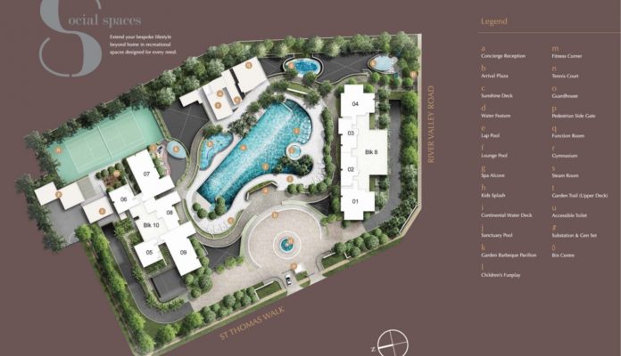 8 st thomas condo site plan