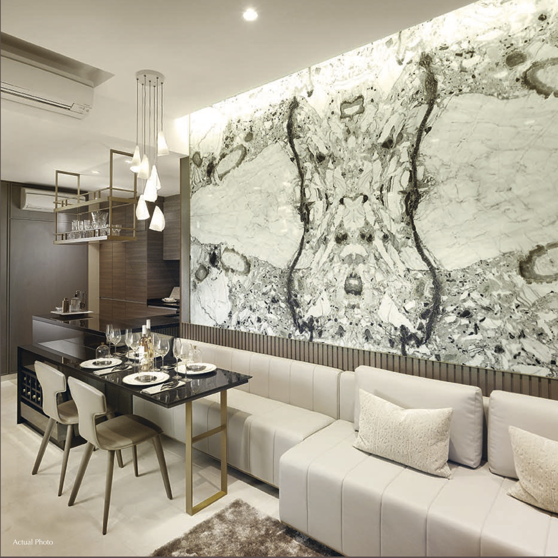 圣多马士八号 8 St Thomas 2卧室客厅饭厅 2-bedroom living