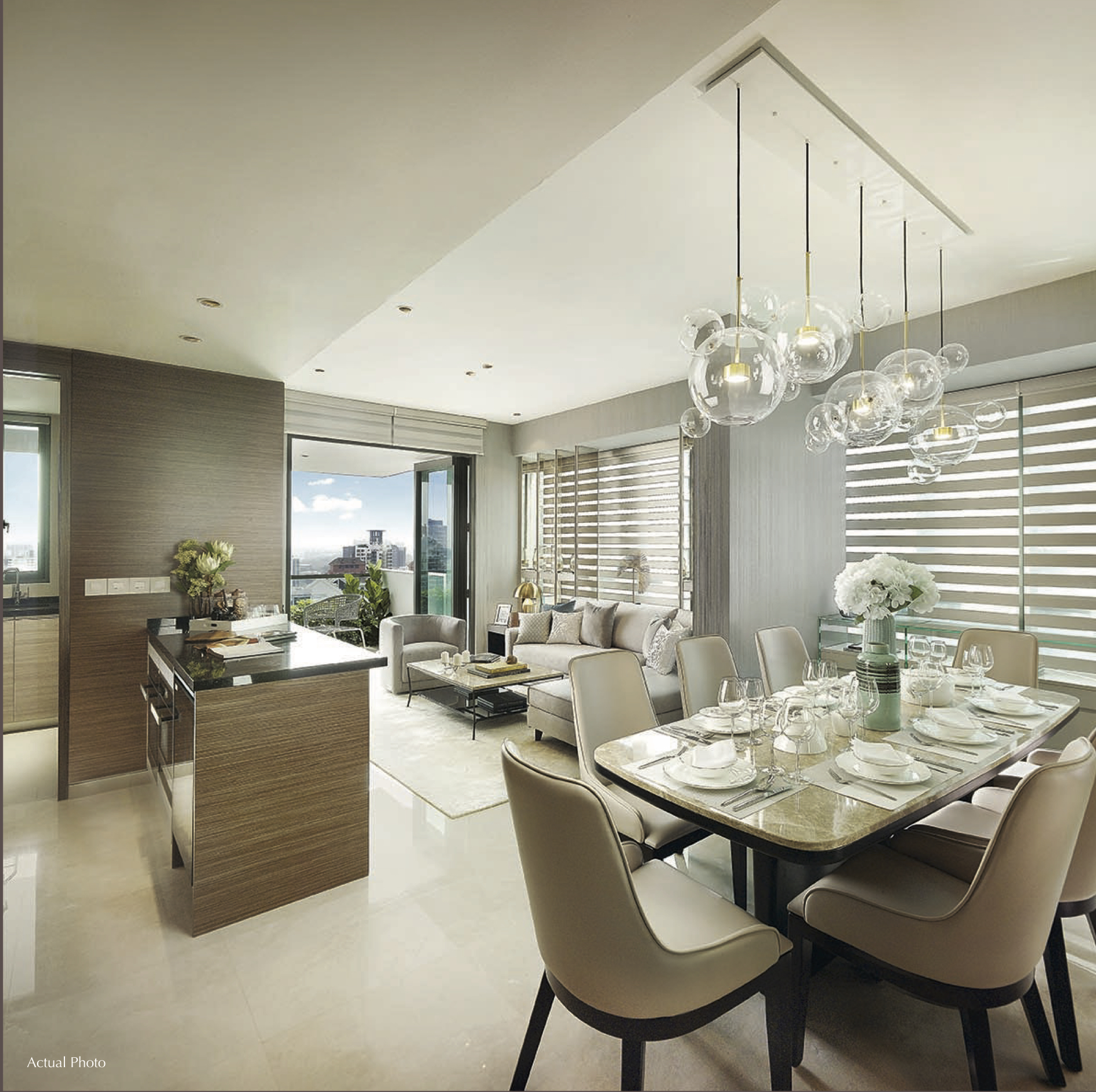 圣多马士八号 8 St Thomas 4卧室饭厅和客厅 4-bedroom living